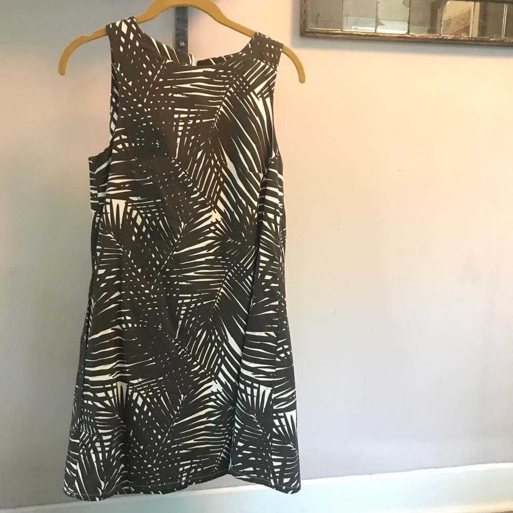 Katie Kime Palm Pattern Shift Dress